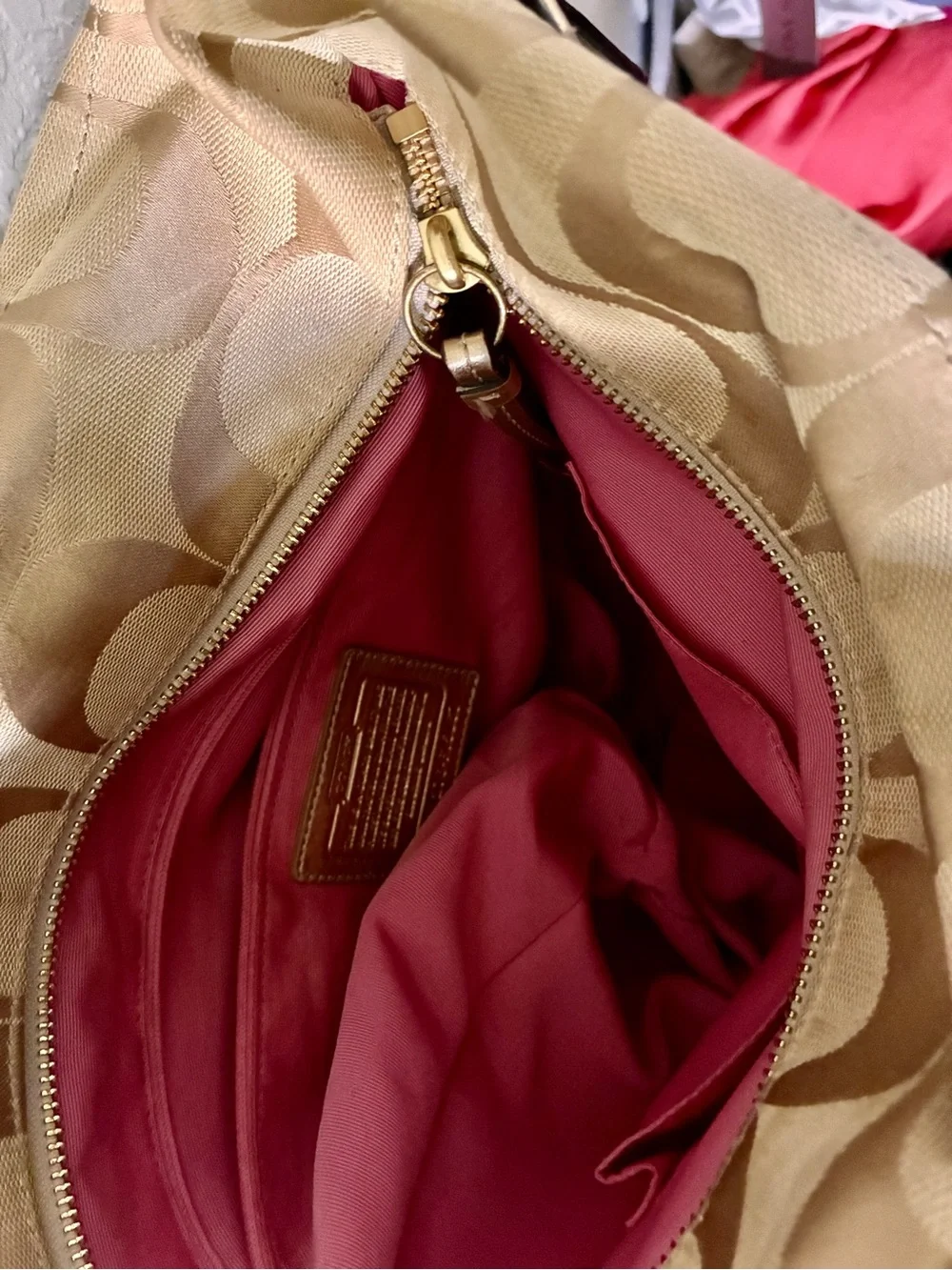 Coach Y2K! Gorgeous with Pink Lining